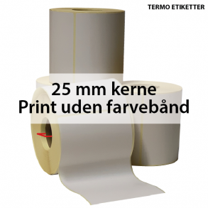 25mm kerne - Termoetiketter