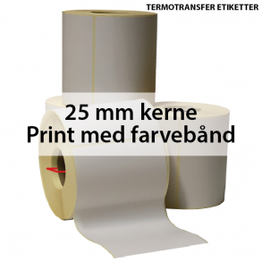 25mm kerne - Transferetiketter
